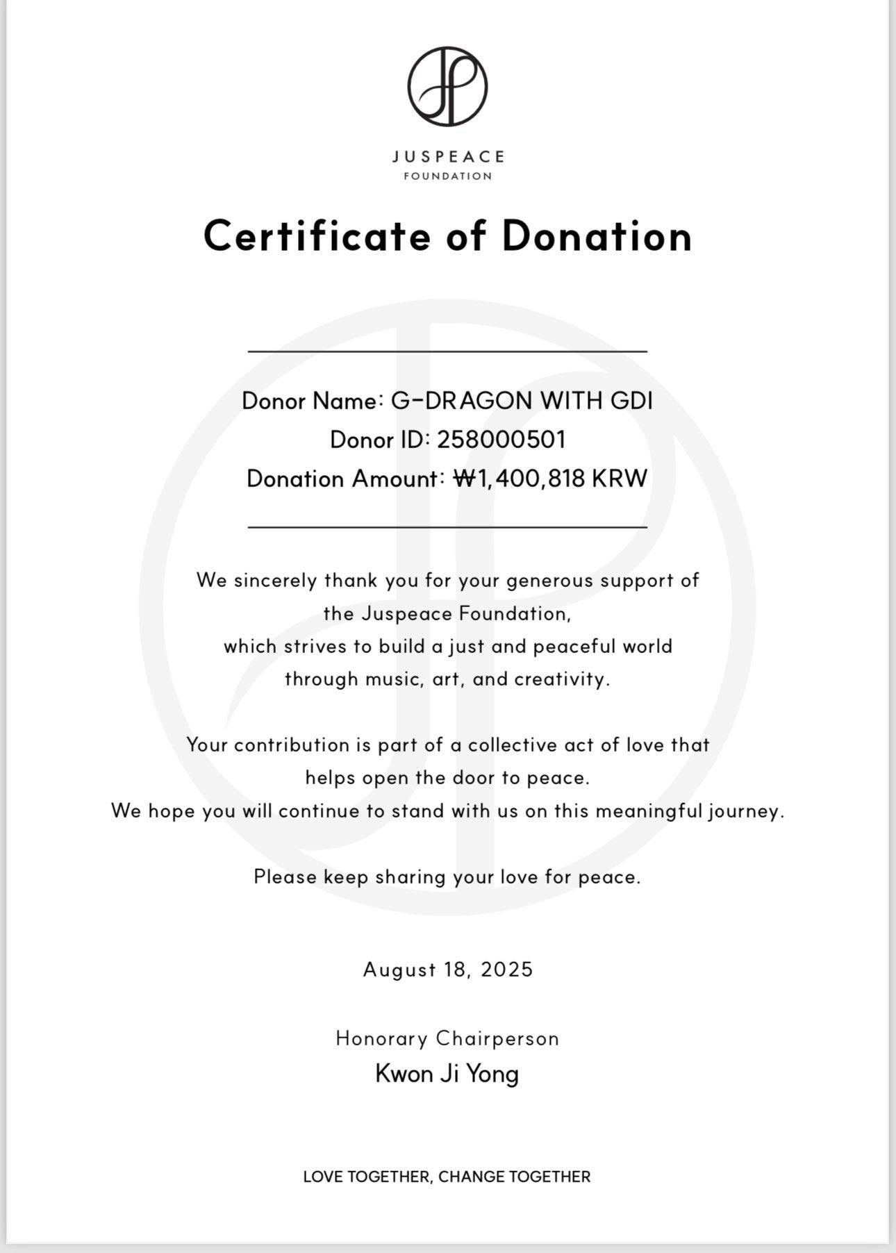 is the debut studio album by South Korean rapper G-Dragon.[1] The album's chart-topping single "Heartbreaker" became one of the best selling singles in South Korea of all time, having sold over 4 million copies since its release